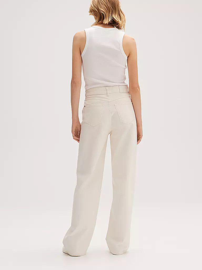 OPUS | Jeans Wide Leg MIBERTA COLOR | creme