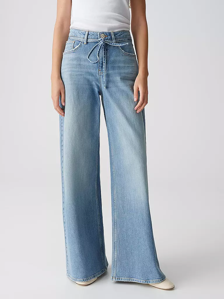 OPUS | Jeans Wide Leg MIVA PALAZZO CASUAL | blau