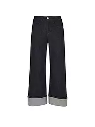 OPUS | Jeans Wide Leg MIVA TURN UP | dunkelblau