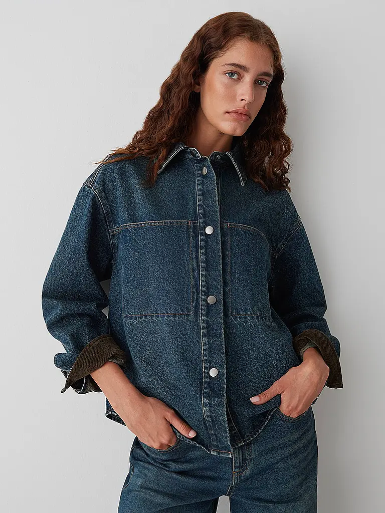 OPUS | Jeansjacke JASPA | dunkelblau