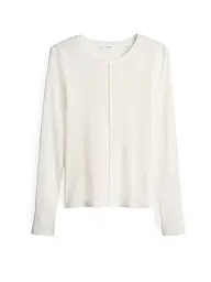 OPUS | Langarmshirt  | weiss