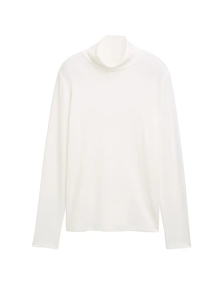 OPUS | Langarmshirt  | weiss