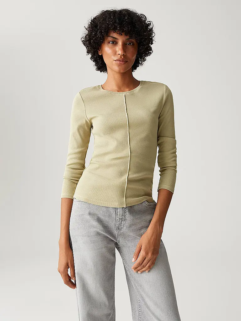 OPUS | Langarmshirt  | hellgrün