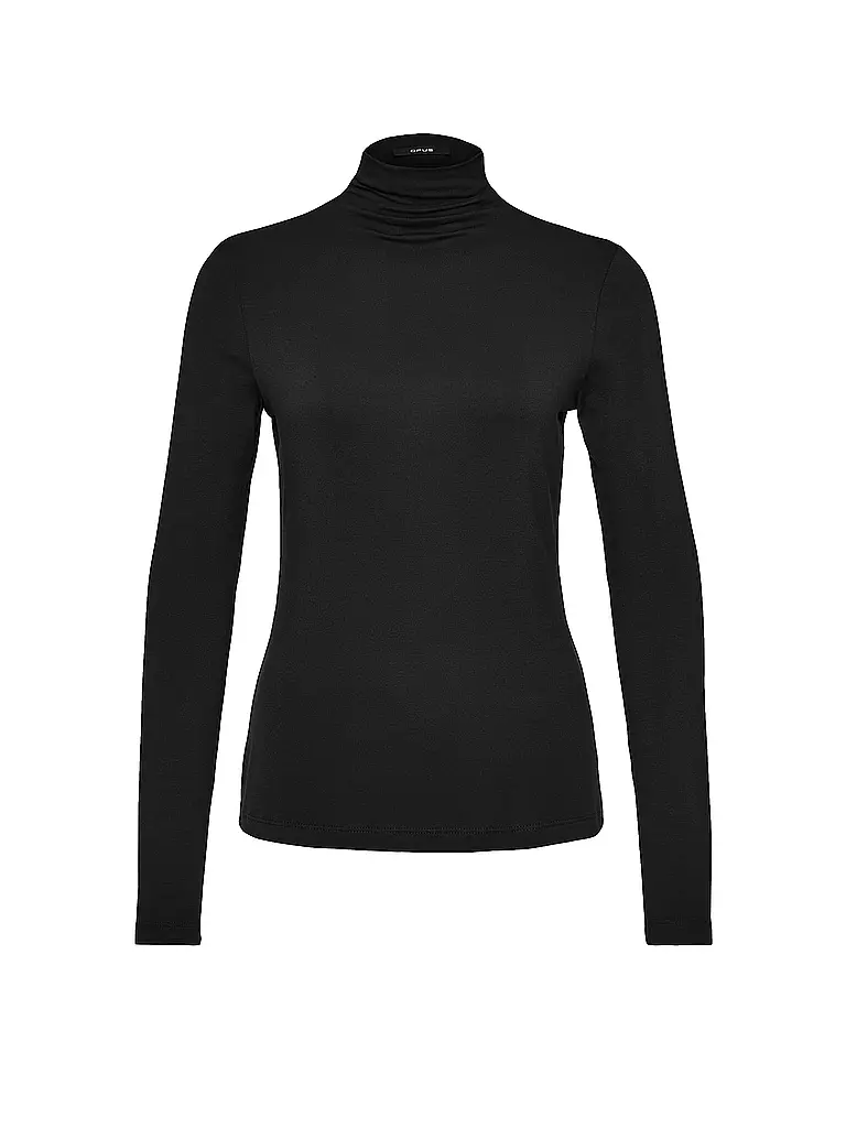 OPUS | Langarmshirt SAYAR | schwarz