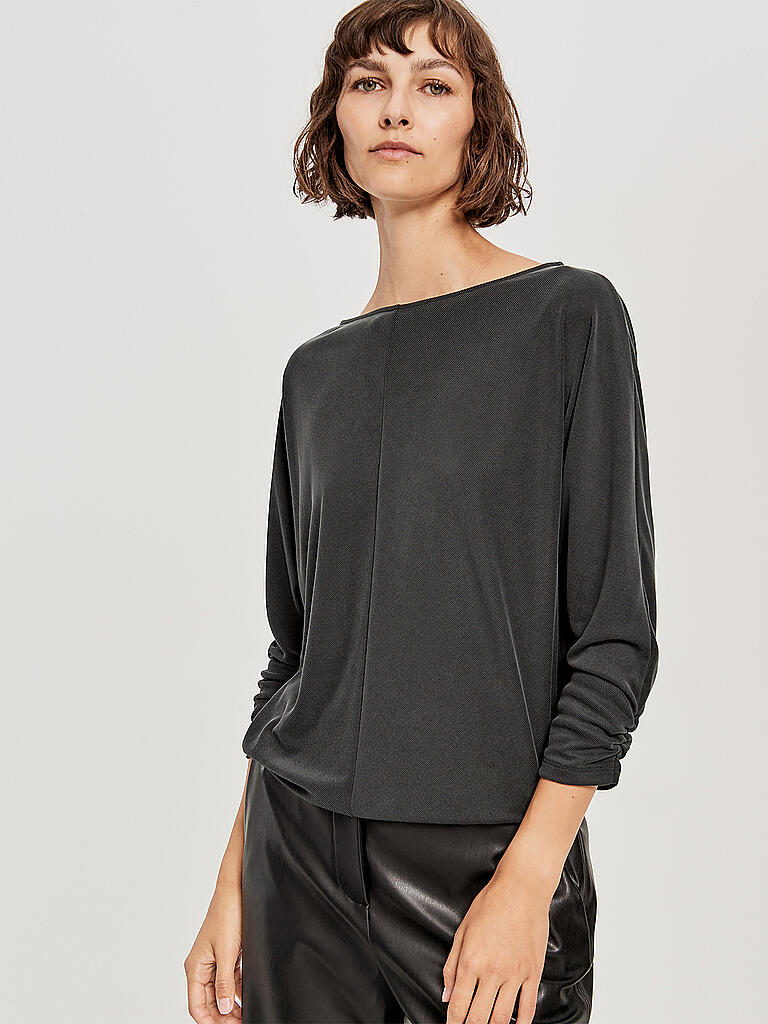 OPUS | Langarmshirt Sebota | grau