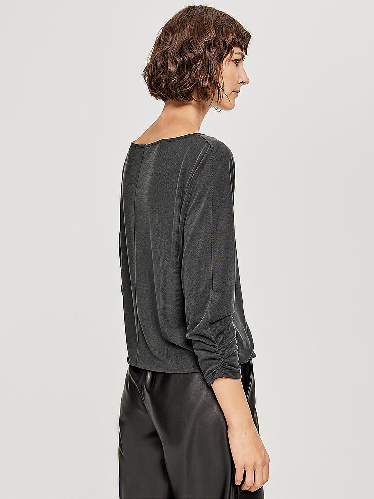 OPUS | Langarmshirt Sebota | grau