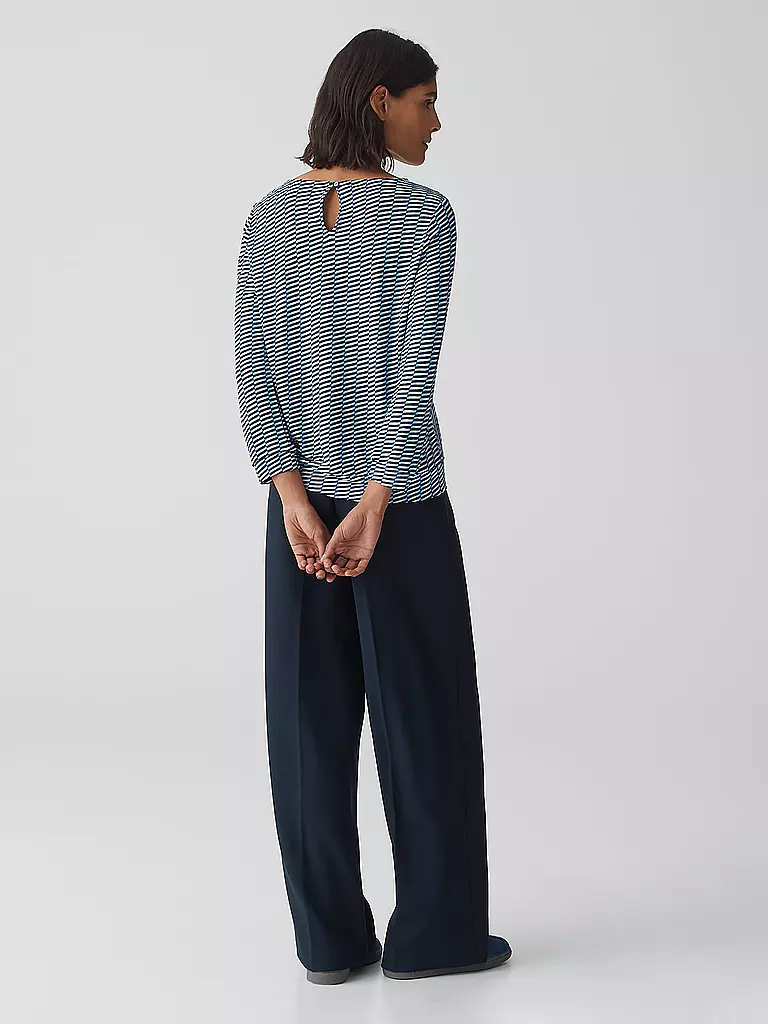 OPUS | Langarmshirt SUSTA | braun