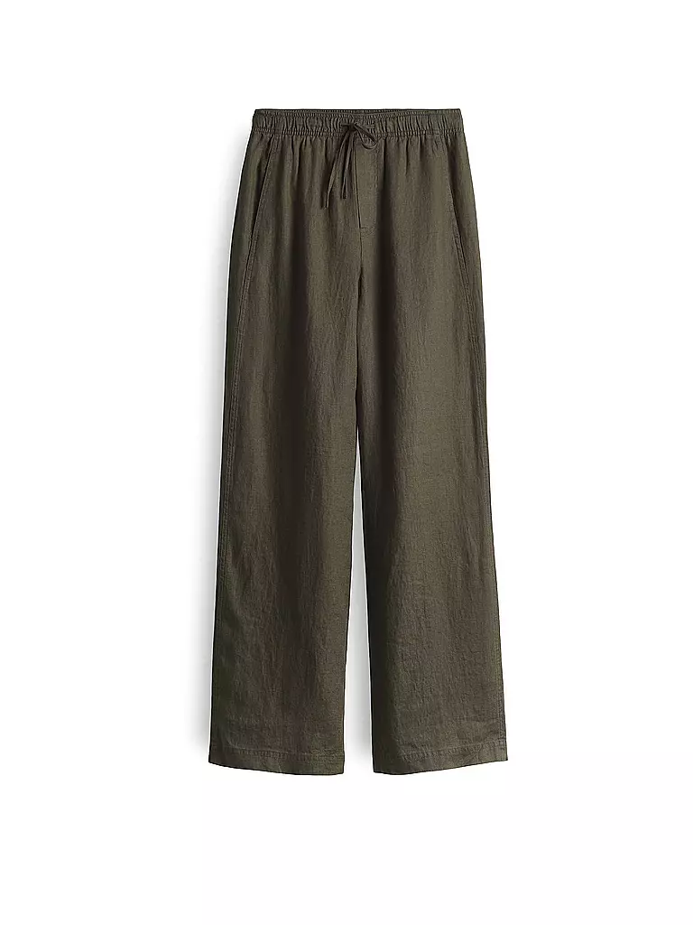 OPUS | Leinenhose MILENI | olive