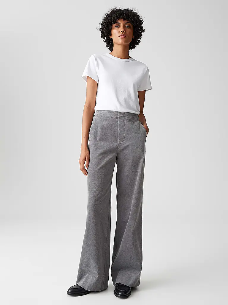 OPUS | Marlenehose MILENI CARGO | grau