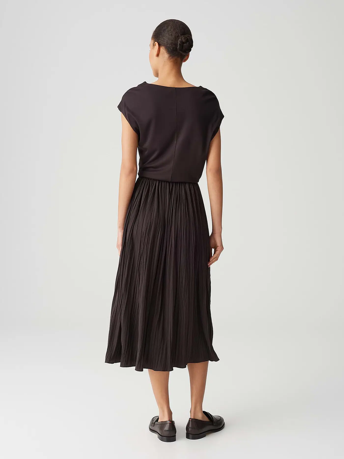OPUS | Midikleid WABELLA | braun