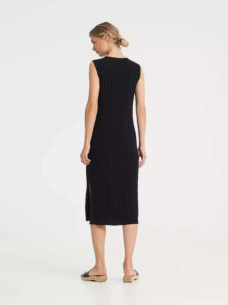 OPUS | Midikleid WASISI | schwarz