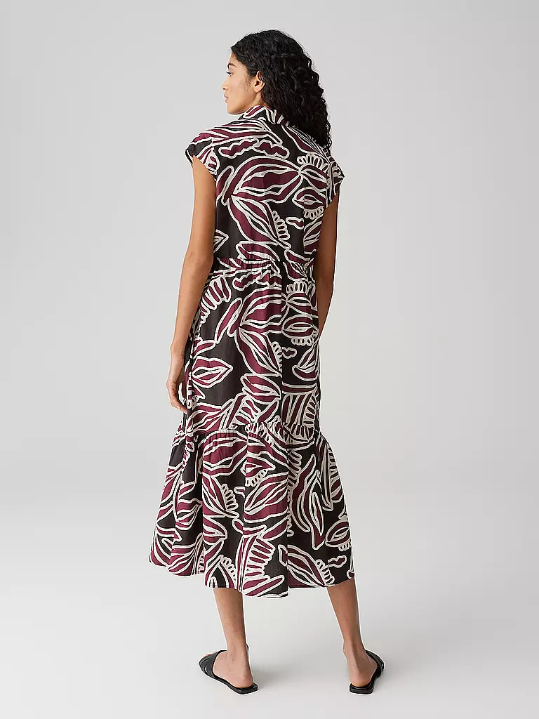 OPUS | Midikleid WERISA | dunkelrot
