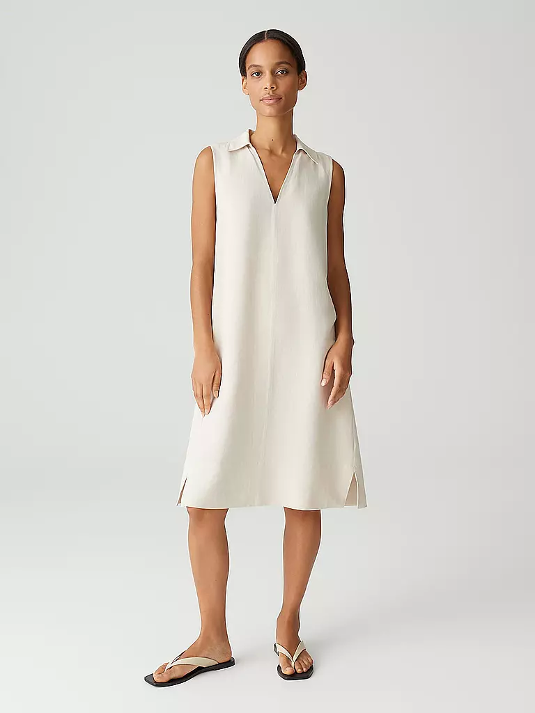 OPUS | Midikleid WIKA | creme