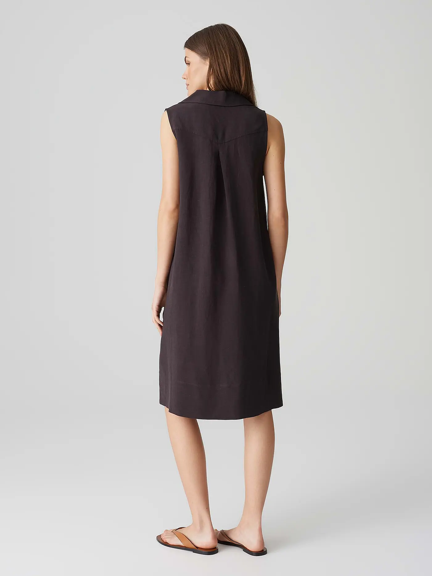 OPUS | Midikleid WIKA | braun