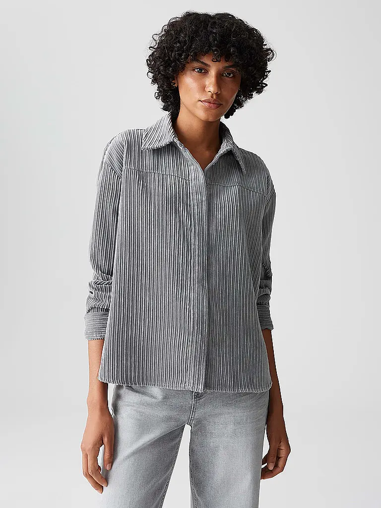 OPUS | Overshirt FLANKY | grau