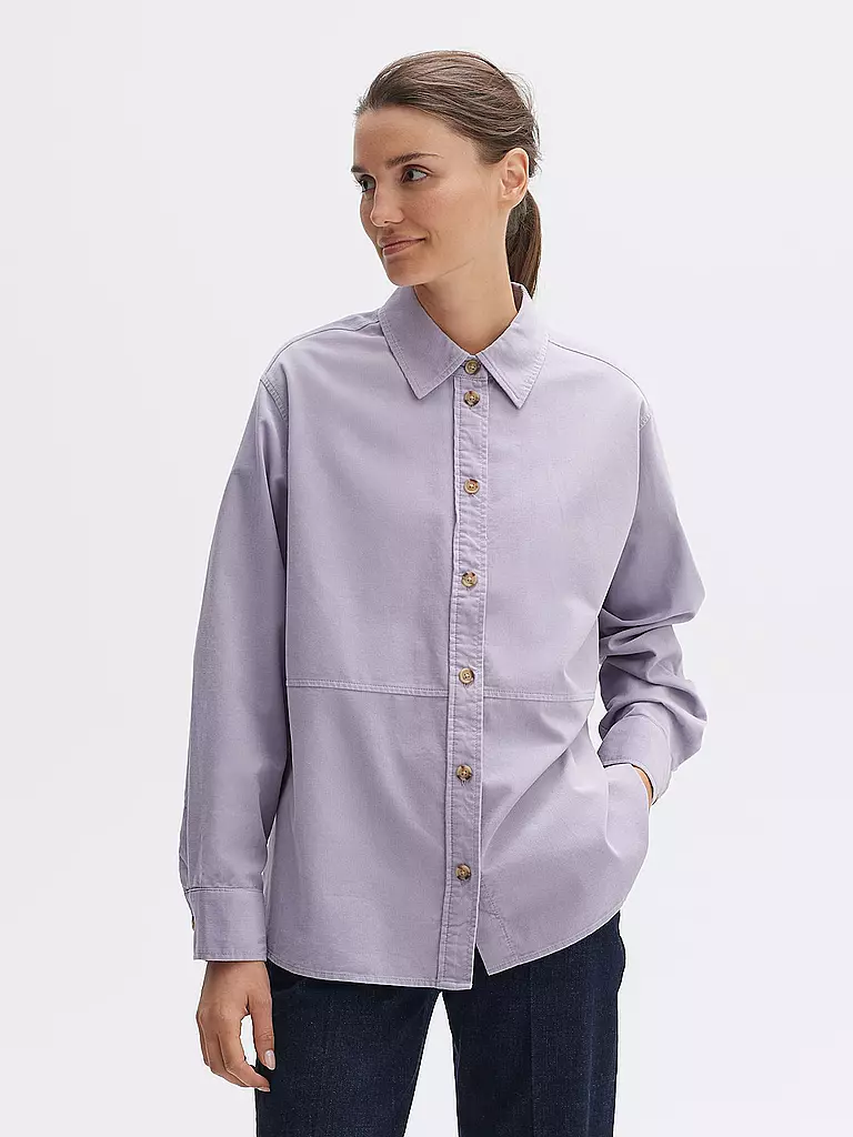 OPUS | Overshirt FLEANDRA | lila