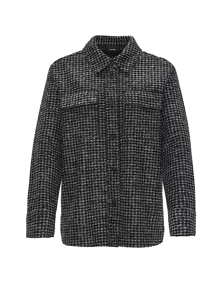 OPUS | Overshirt JONISE  | schwarz
