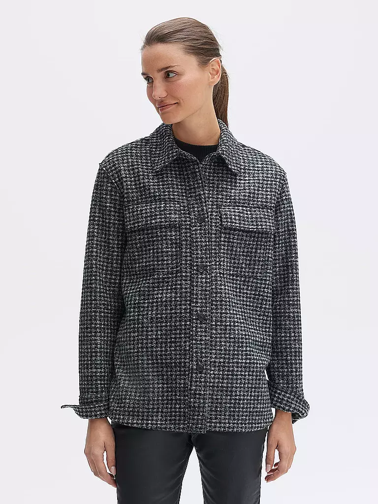 OPUS | Overshirt JONISE  | schwarz