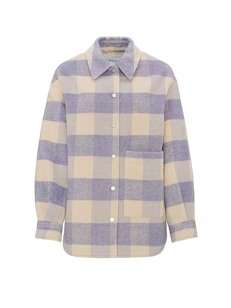 OPUS | Overshirt JULOLA CHECK | lila