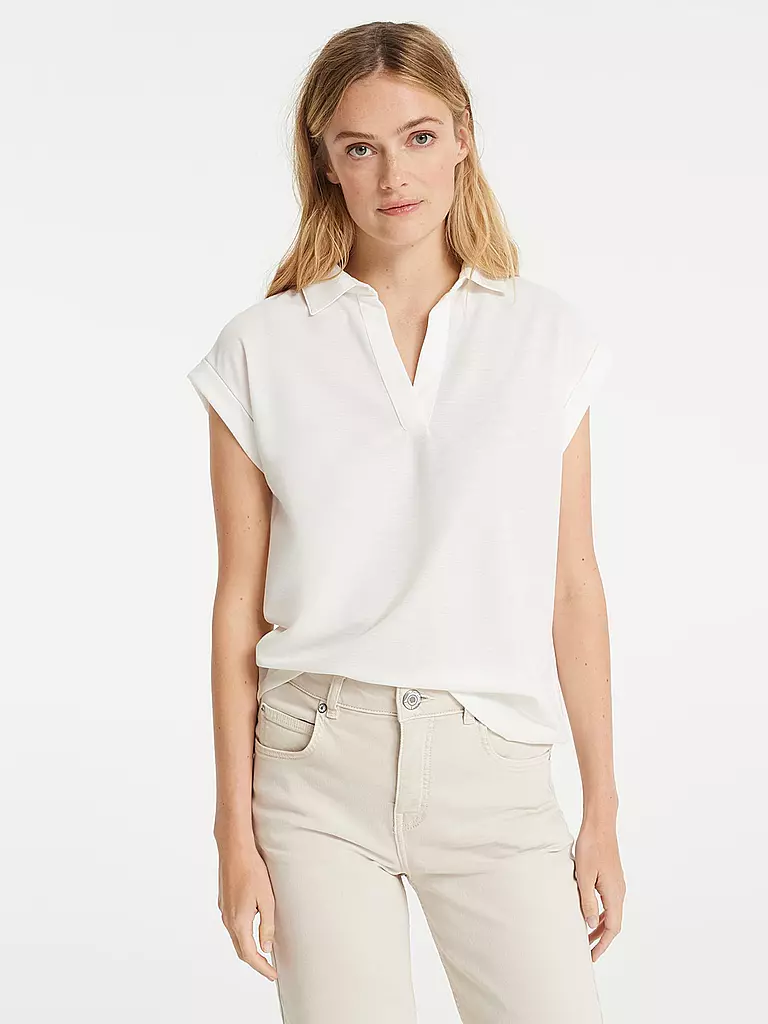 OPUS | Poloshirt Silou  | creme