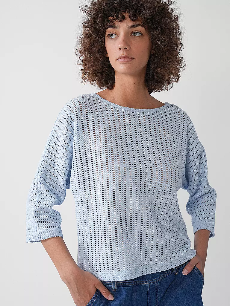 OPUS | Pullover SOWI | hellblau