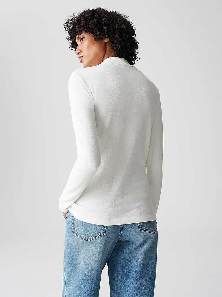 OPUS | Rollkragenpullover SIKLINE | weiss