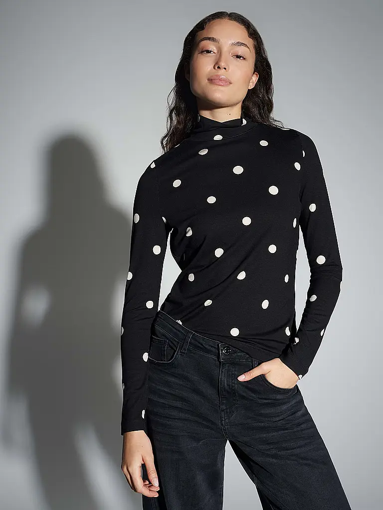 OPUS | Rollkragenpullover SIPUNKTO | Schwarz