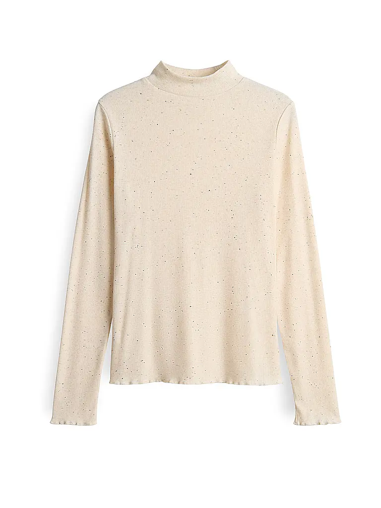 OPUS | Rollkragenpullover SUHANNA CURLY | creme