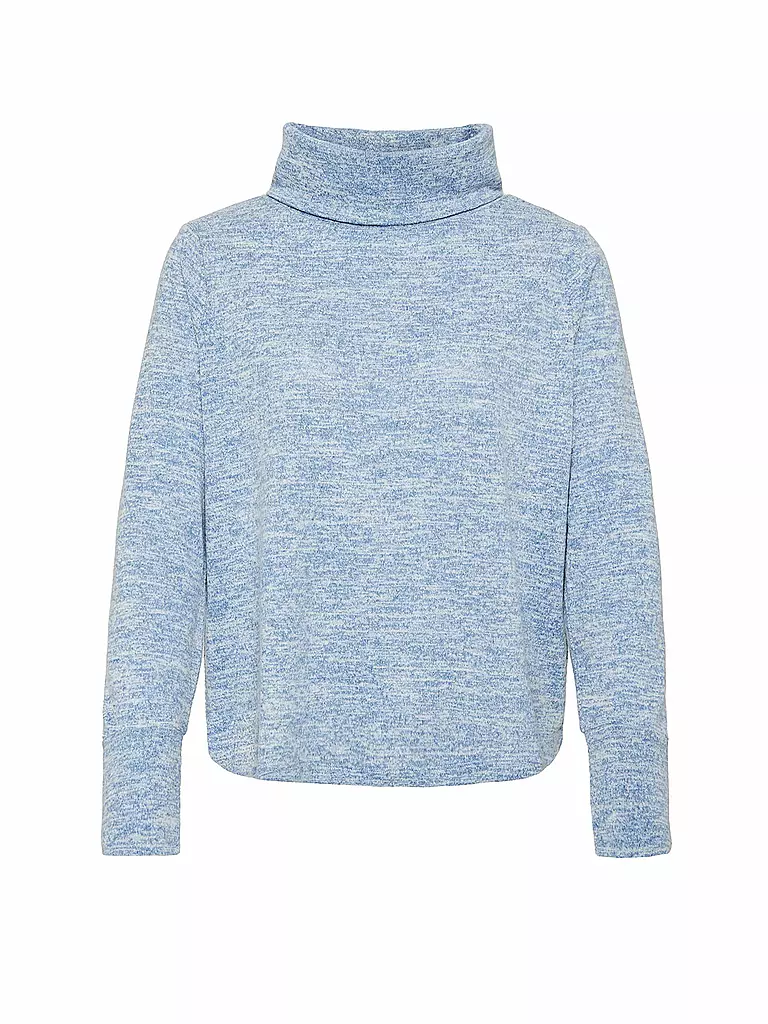 OPUS | Rollkragenshirt SMILTO | blau
