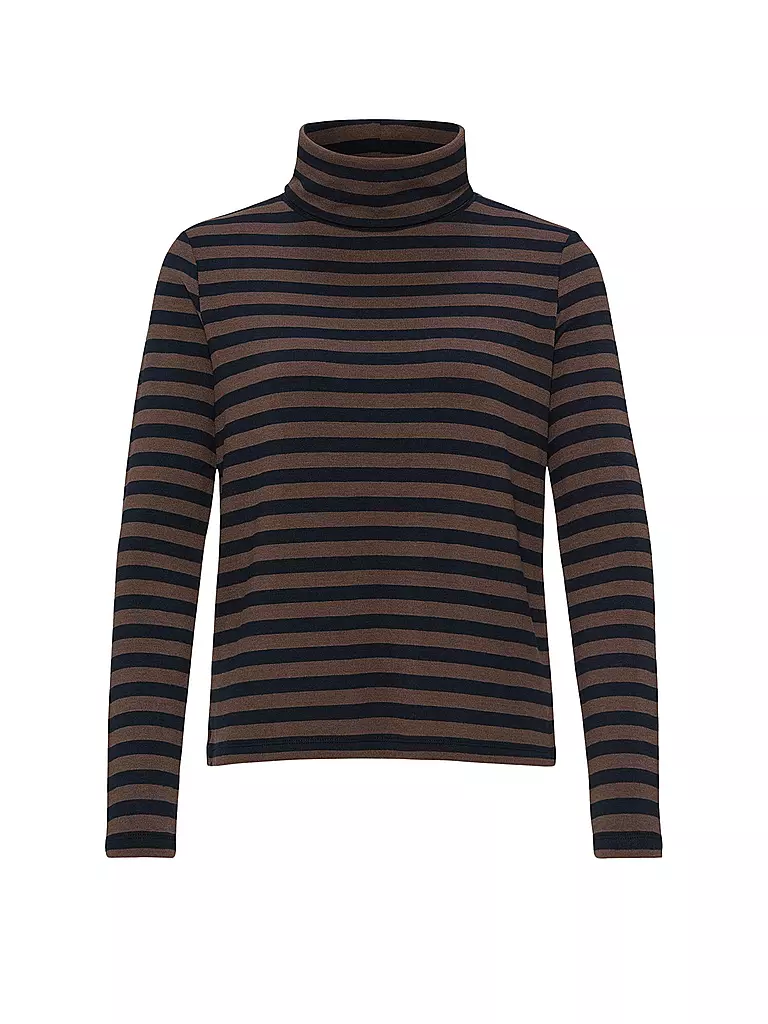 OPUS | Rollkragenshirt SURASO | dunkelblau