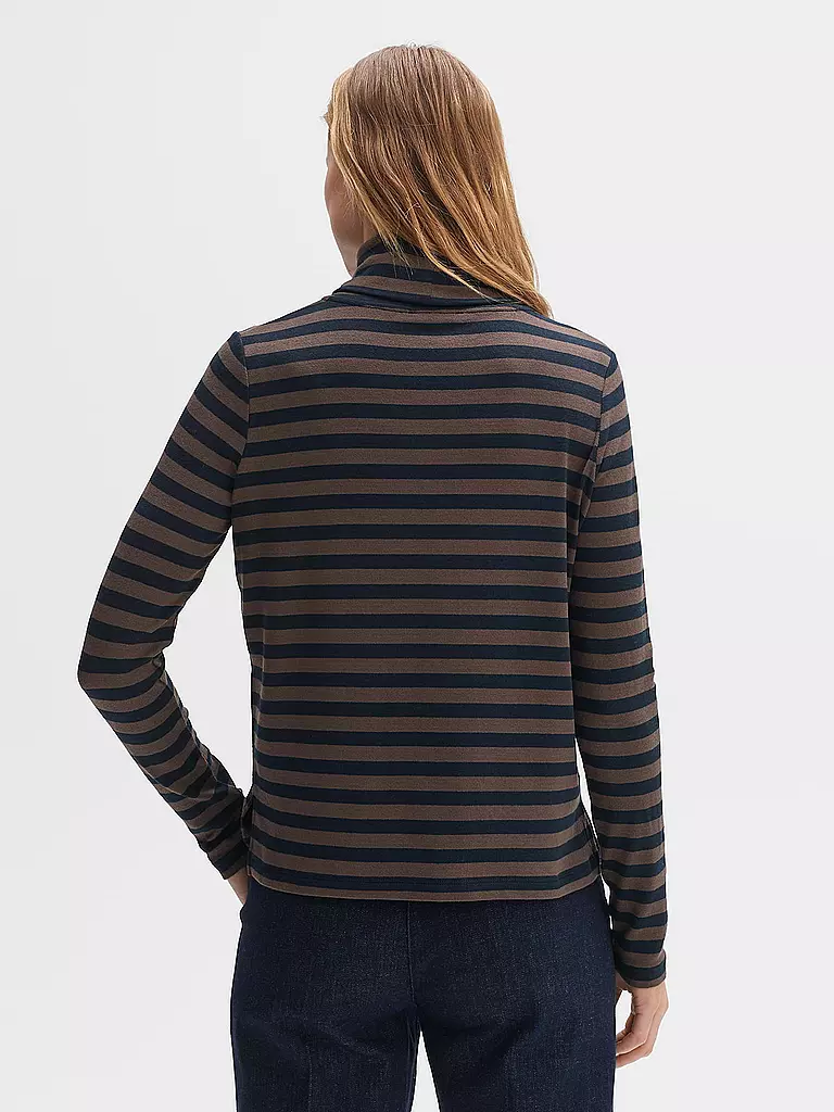 OPUS | Rollkragenshirt SURASO | dunkelblau