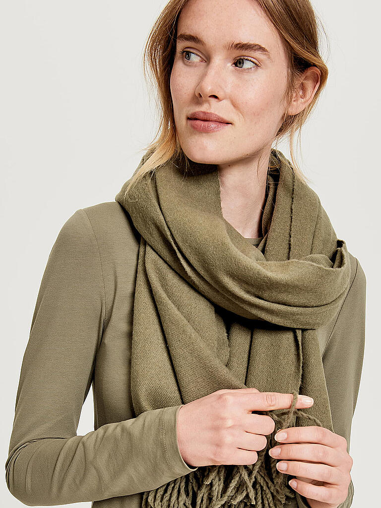 OPUS | Schal ANELL SCARF | olive