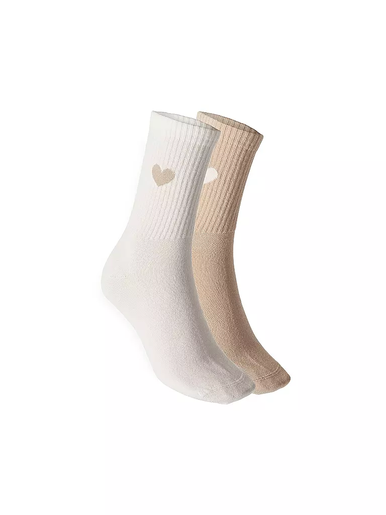 OPUS | Socken YENNIS LOVE 2er Pkg. soft oat | creme
