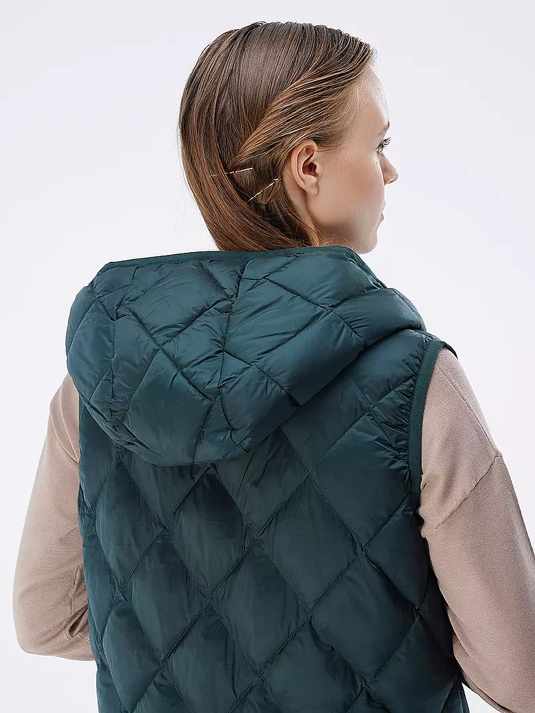 OPUS | Steppgilet WIAMANT | dunkelgrün