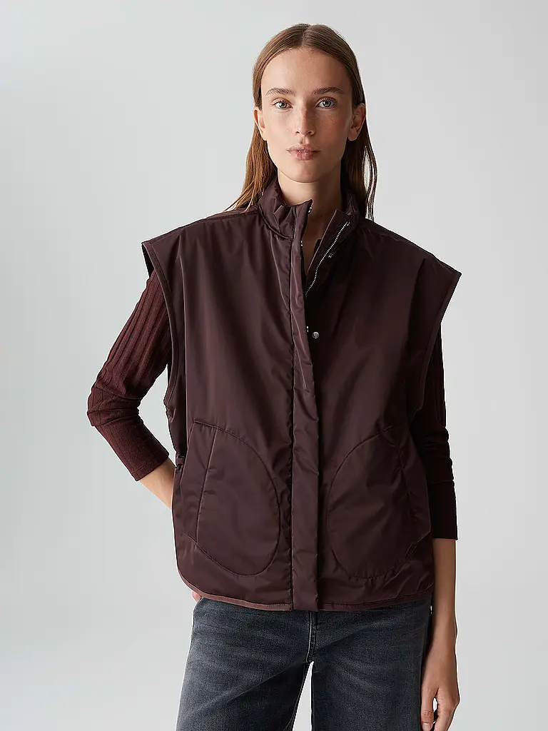 OPUS | Steppgilet WINEMA | beere