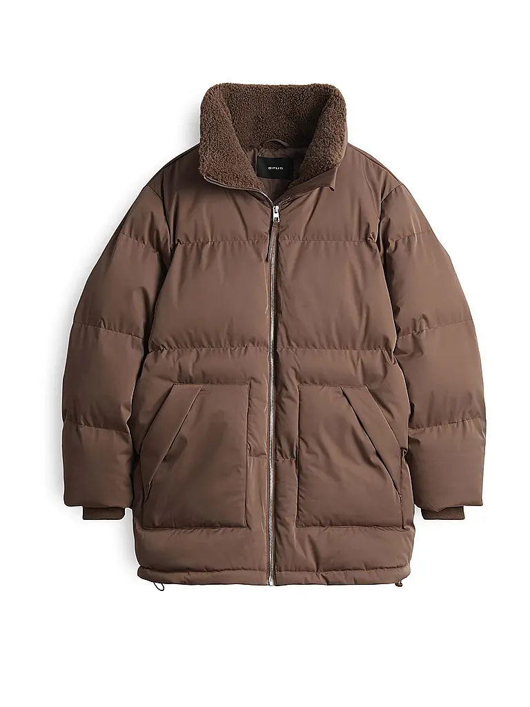 OPUS | Steppjacke HILEEN | braun