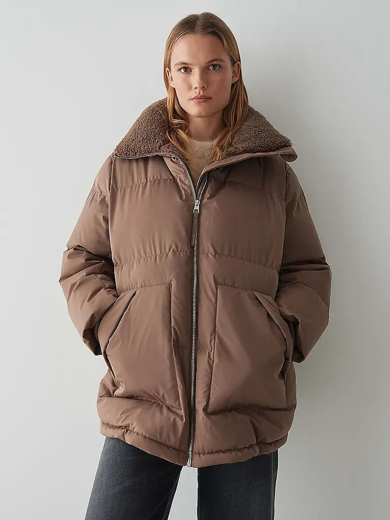 OPUS | Steppjacke HILEEN | braun