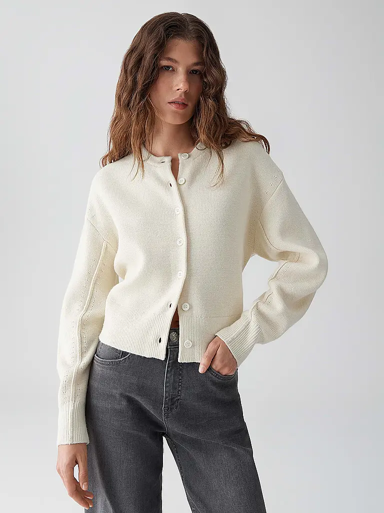 OPUS | Strickjacke DAFILA | creme
