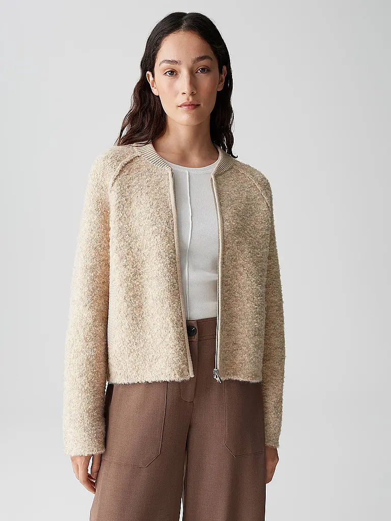 OPUS | Strickjacke DELNY | camel
