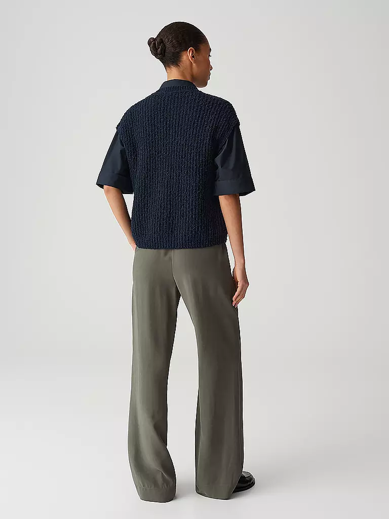 OPUS | Strickjacke DIMOLA | dunkelblau