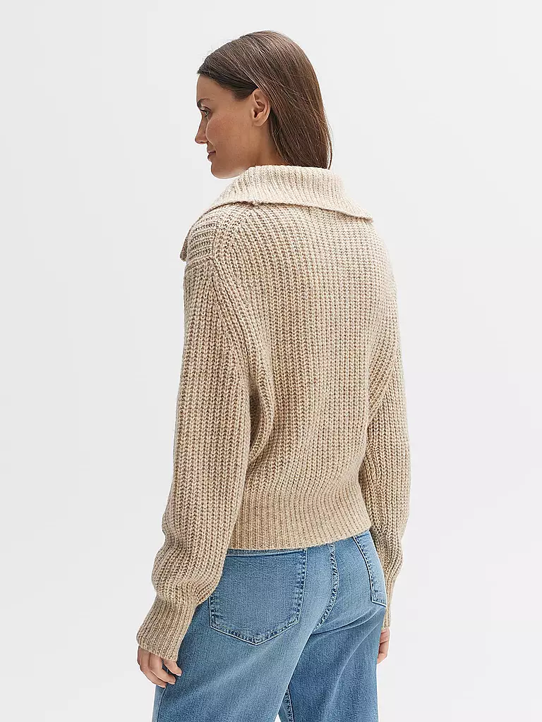 OPUS | Strickjacke DOKULI | camel