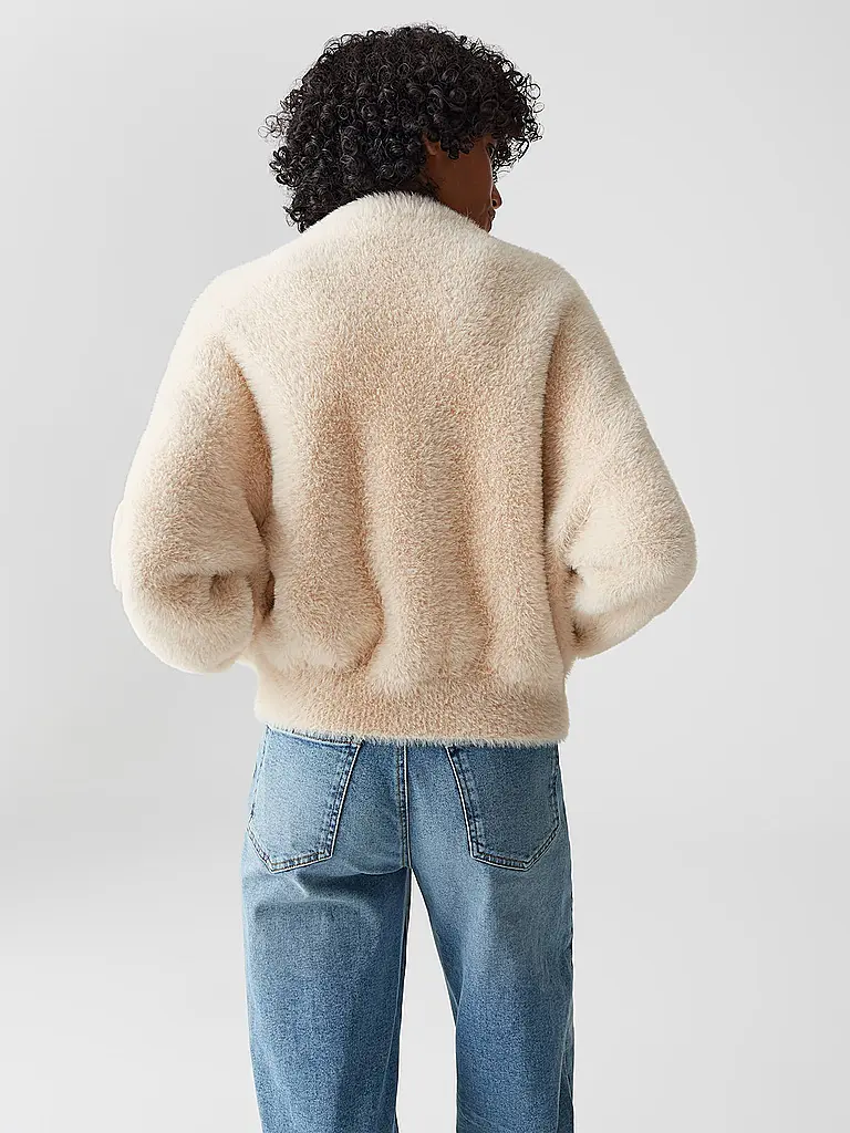 OPUS | Strickjacke in Felloptik DORES | 