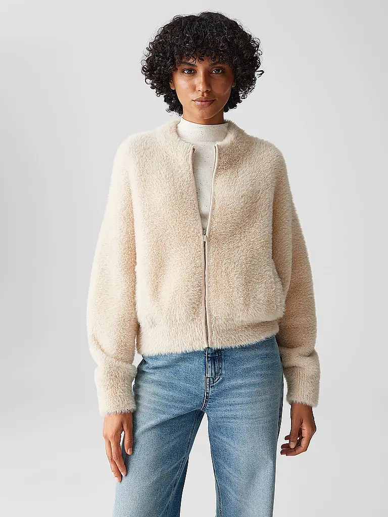 OPUS | Strickjacke in Felloptik DORES | 