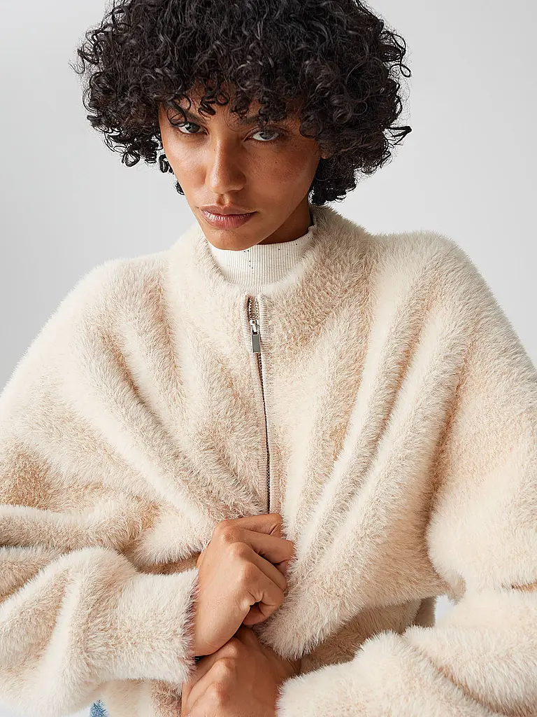 OPUS | Strickjacke in Felloptik DORES | 