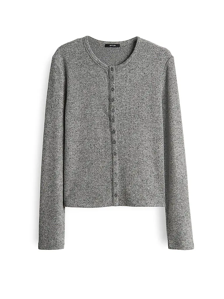 OPUS | Strickjacke SALTUS | grau