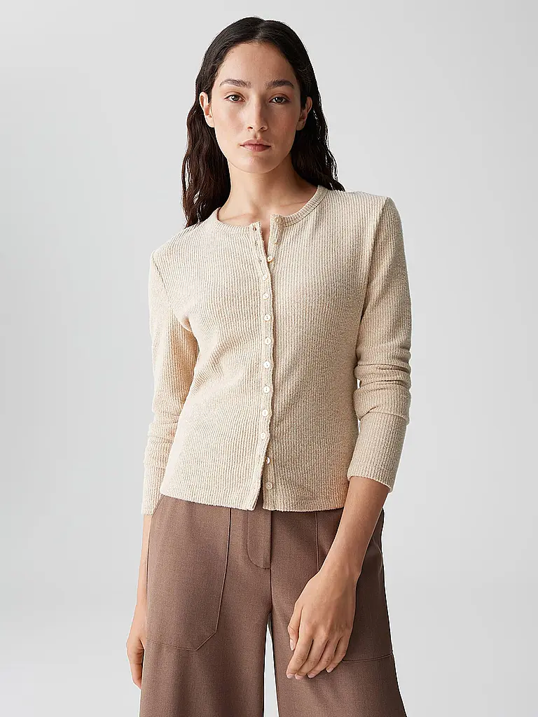 OPUS | Strickjacke SALTUS | beige
