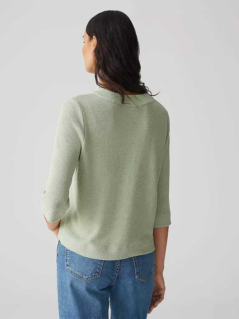 OPUS | Strickjacke SEMIPA | grün