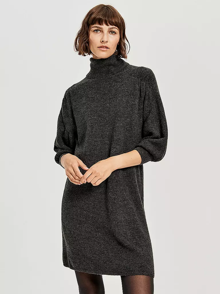OPUS | Strickkleid Wewa | grau