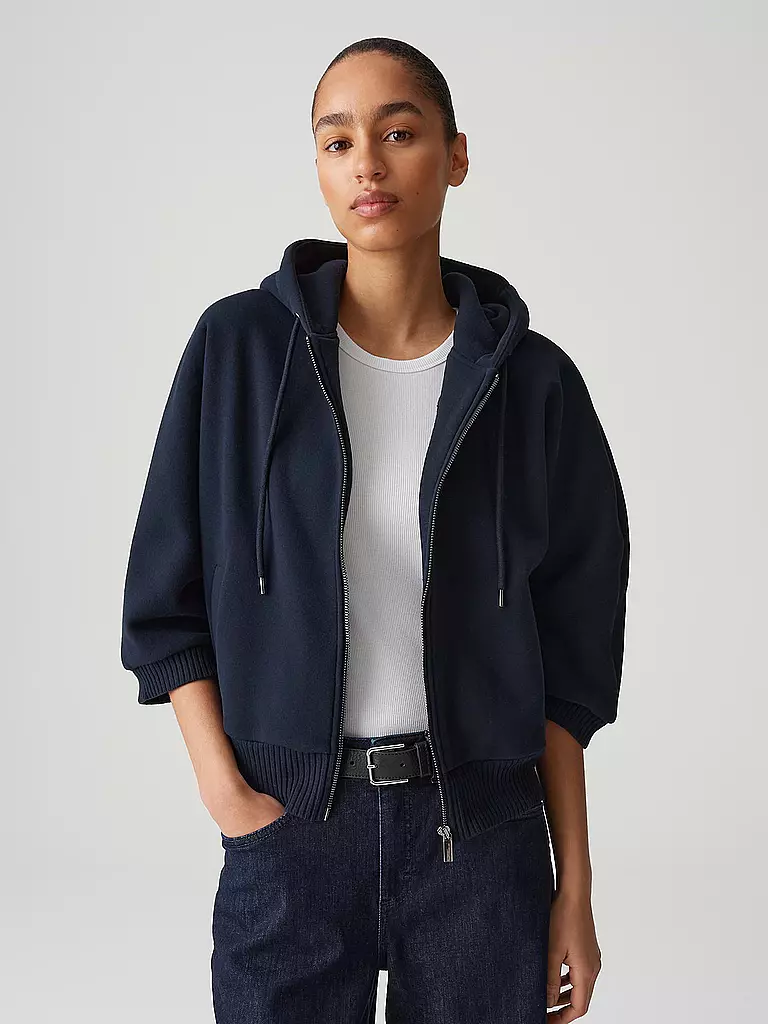 OPUS | Sweatjacke GENITA | dunkelblau