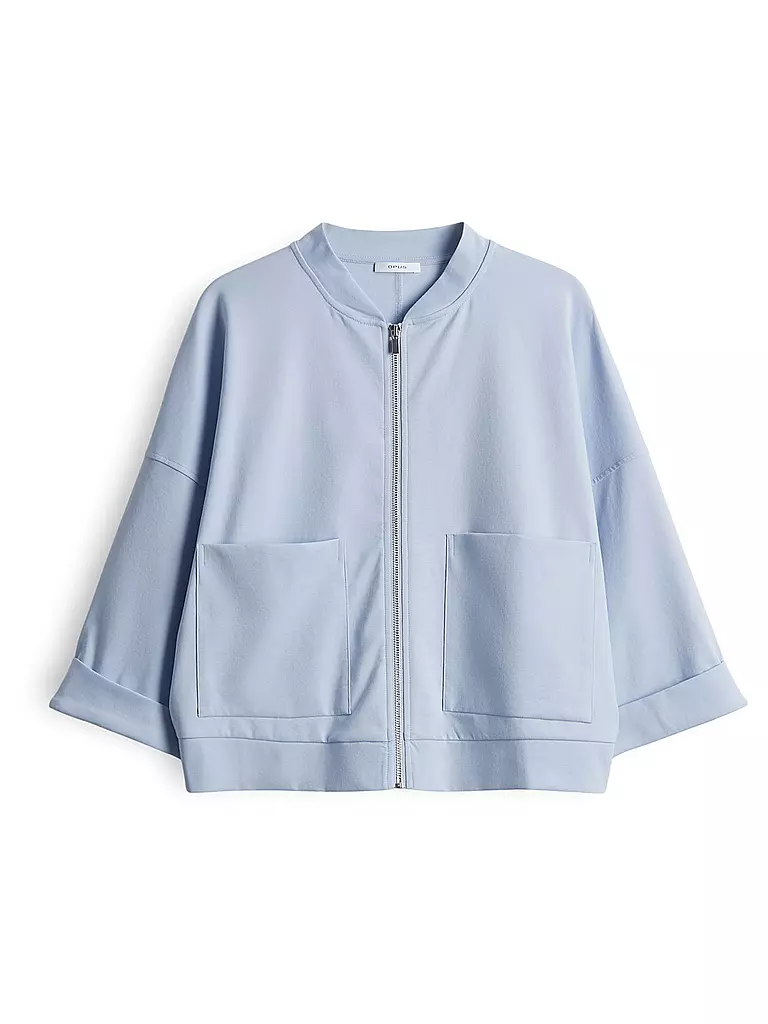 OPUS | Sweatjacke GOPTA | hellblau